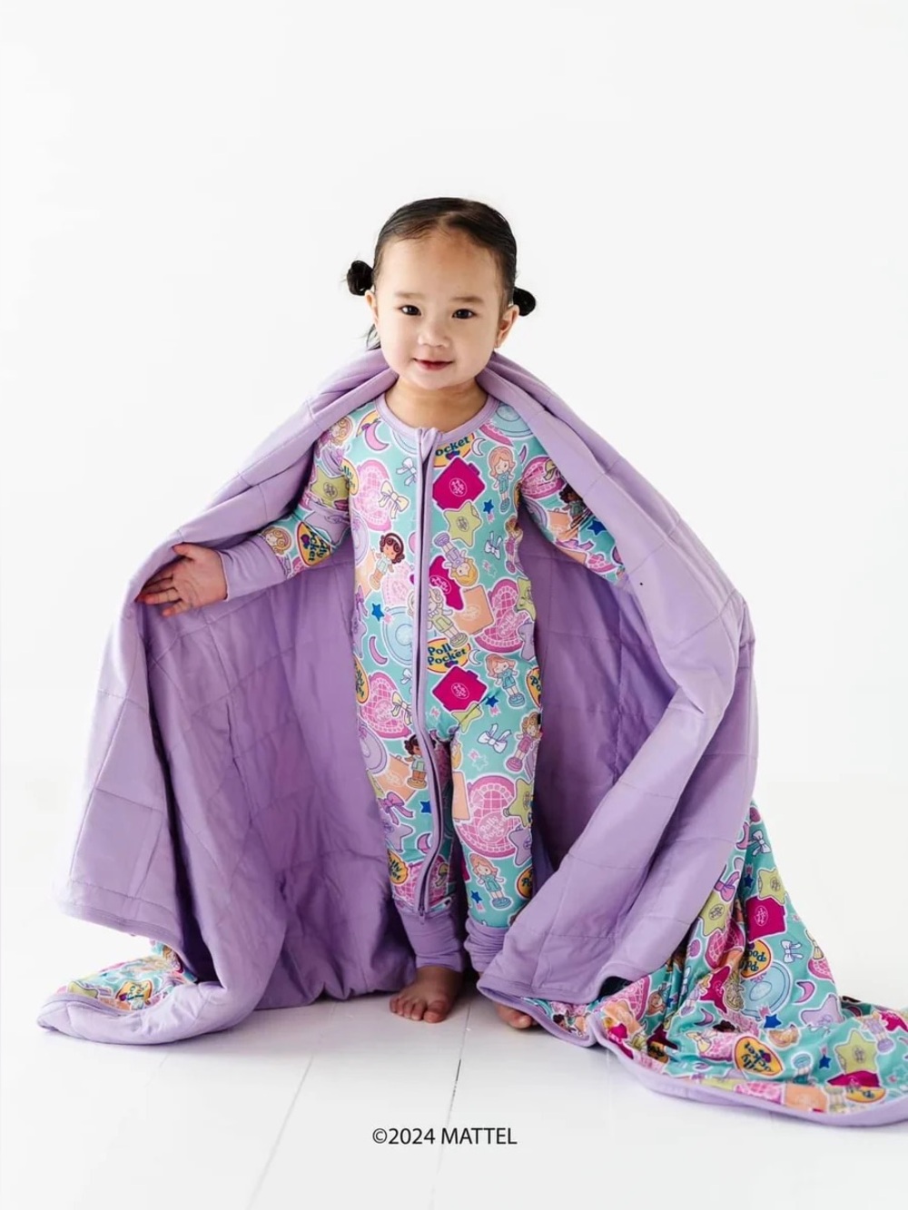Tiny is Mighty Polly Pocket Newborn Zip Jammies